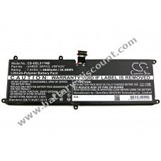 Battery for Laptop Dell Latitude 11 (5175) / type RFH3V