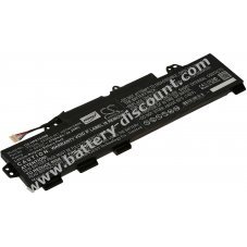 Battery compatible with HP type TT03056XL