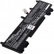 Battery compatible with HP type WP03XL