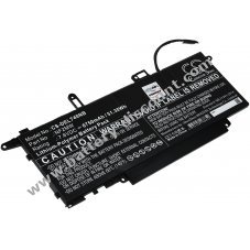 Battery suitable for Laptop Dell Latitude 7400 2-in-1, Latitude 7310 2-in-1, Type NF2MW