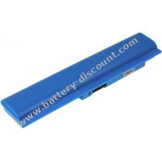 Rechargeable battery for Samsung NP-N310-KA03 6600mAh Blue