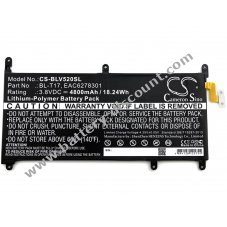 Battery compatible with LG type BL-T17