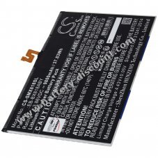 Battery fits tablet Samsung Galaxy Tab S9+ SM-X816 type EB-BX818ABY