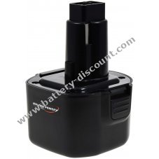 Rechargeable battery for Black & Decker drill and screwdriver CD9600 3000mAh NiMH