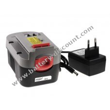 Battery for power tool Black & Decker Multi Tool QUATTRO KC2002FK Li-Ion incl. charger