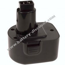 Rechargeable battery for Dewalt type DE9501 3000mAh NiMH