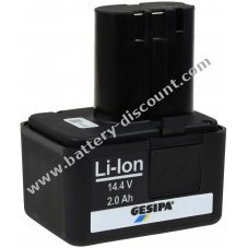 Gesipa Li-Ion quick change battery for riveting tools AccuBird 14,4V 1,3Ah