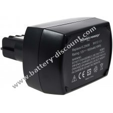 Battery for power tools Metabo 6.25474 (12V 1500mAh NiMH)