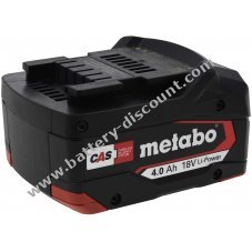 Metabo 18V Li-Ion Power Akkupack Akku Ultra-M 4,0Ah 625591000 ESCP original