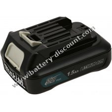 Makita Tool battery type BL1016 (replaces BL1015) 1,5Ah for 10,8V & 12V devices