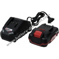 Parkside 20V charger PLG 20 C1 incl. Parkside battery PAP 20 B1 20V 2Ah