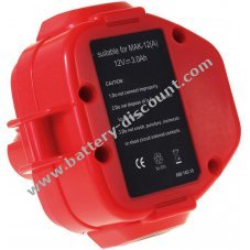 Battery for Makita drill 6214DWDE 3000mAh