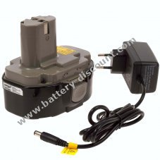 Battery for Makita radio BMR102  incl. charger 2000mAh