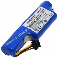 Battery compatible with Vileda type 18650-M26