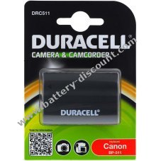 Duracell Battery for Canon video camera ZR25MC