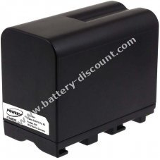 Rechargeable battery for video camera Sony CCD-TR215 6600mAh Black