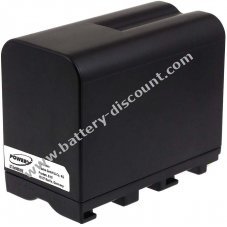 Rechargeable battery for video camera Sony CCD-TR2300E 6600mAh Black