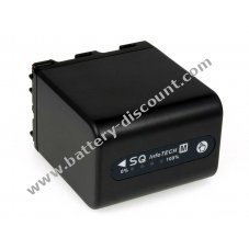 Battery for Sony camcorder DCR-TRV738E 4200mAh anthracite with LEDs