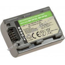 Battery for Sony DCR-DVD105E 750mAh