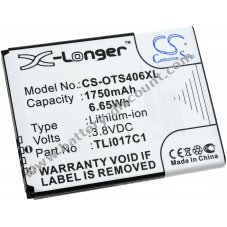 Battery compatible with Alcatel type TLi017C1