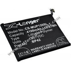 Battery suitable for smartphone, mobile phone Xiaomi Mi 11 Lite 4G, Mi 11 Lite 5G, type BP42