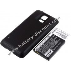 Battery for Samsung Galaxy S5/ type GT-I9600 brown 5600mAh