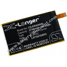 Battery compatible with Sony type LIP1657ERPC