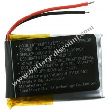 Battery compatible with Fitbit type LSSP031420AB