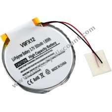 Battery compatible with Garmin type 361-00061-00