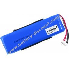 Battery for speakers JBL type GSP872693