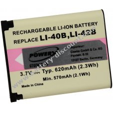 Battery for Olympus Li-40B