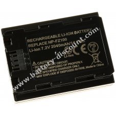 Power battery for digital camera Alpha 7 III, Alpha 7R III, Alpha 7M3, Alpha 7RM3, Alpha 9 / Typ NP-FZ100