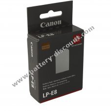 Battery for Canon type LP-E8 original