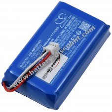 Battery compatible with Abus type FUBT50000