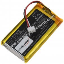 Battery suitable for crane control unit Meiller isar-control 3 type 00009084422