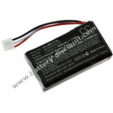 Battery compatible with JBL type AEC653055-2S (note polarity & connector type!)