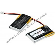 Battery compatible with JBL type GSP552035 2S