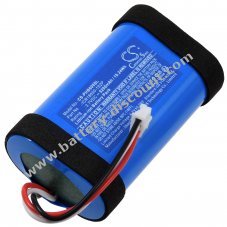 Rechargeable battery suitable for speaker Philips BT6000 type ICR18650-1S2P