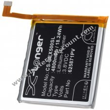 Battery fits mobile phone Beafon X5 Premium type 625871PV