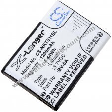 Battery for mobile phone Nokia 8110 4G TA-1048 V Flip type BV-6A