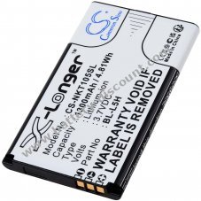 Battery for Nokia 105 4G mobile phone