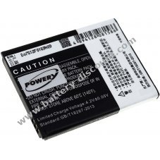 Battery for ZTE type Li3717T43P3h594650 1600mAh