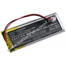 Battery suitable for Bluetooth intercom Midland BTX2 Pro, type YT502262