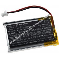 Battery suitable for Wireless Headset Sena 30K, SP46, 50S, Type YT102540P