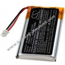 Battery compatible with wireless headphones Sennheiser Momentum 2.0, 3.0, type AHB622540N1