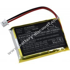 Battery compatible with Sennheiser M3AEBT