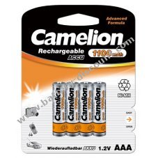 Camelion rechargeable battery HR03 Micro AAA for tiptoi pen 1100mAh blister pack of 4