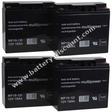 Powery replacement rechargeable battery for USV APC Smart-UPS SMT2200I