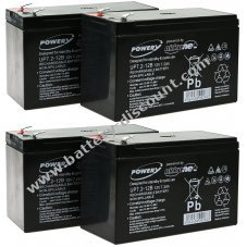 Powery lead-gel battery for USV APC Smart-UPS RT 1000 Marine