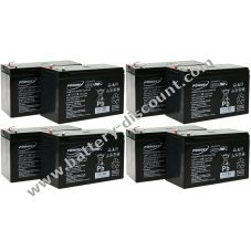 Powery lead-gel battery for USV APC Smart-UPS SUA3000RMXLI3U